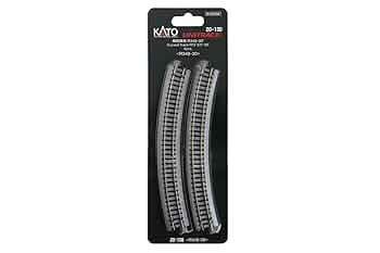 Amazon | KATO Nゲージ 曲線線路 R348-30° 4本入 20-130 鉄道